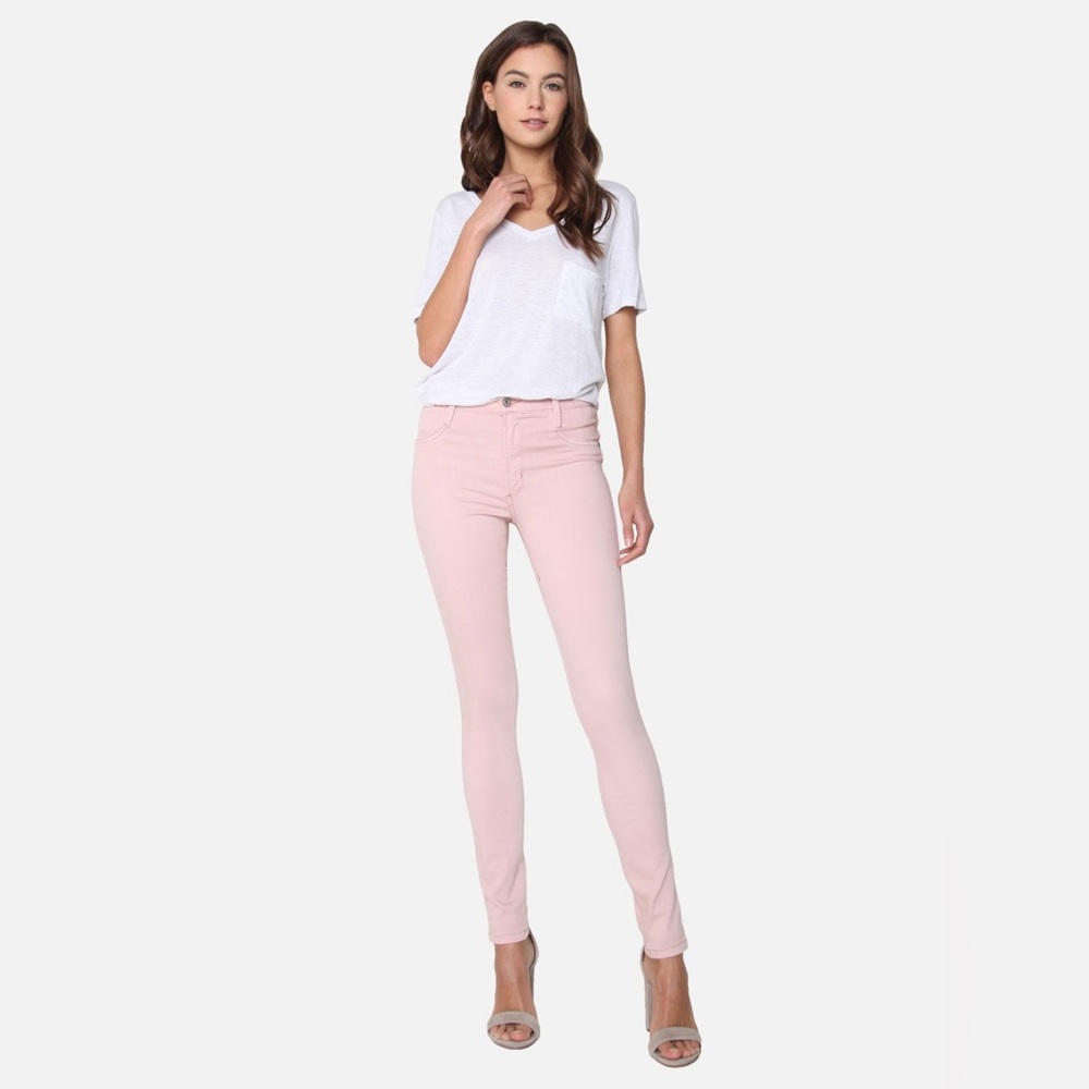 James Jeans Blush Pink High Class Skinny Jeans 27